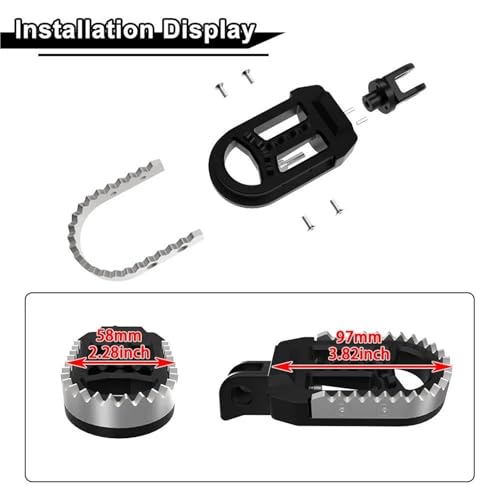 Repose-Pieds Réglables Ducati Hypermotard 950 939 Grip Maximum