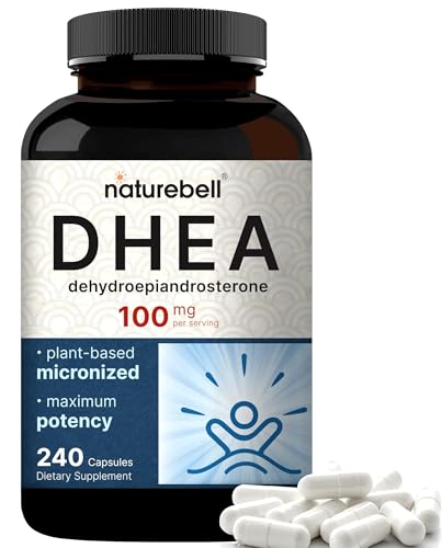 NatureBell DHEA 100mg for Men & Women, 240 Capsules | ...