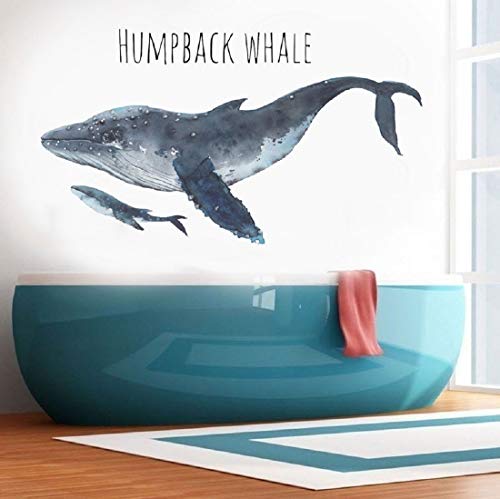 Vinilo Decorativo Pared Ballena Jorobada Pegatina miniatura 5