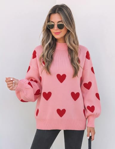 Image of ZESICA Women's 2026 Fall Striped Pullover Sweaters Tops Fashion Outfits