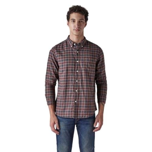 Image of Levi's Men's Checkered Slim Fit Flannel Shirt