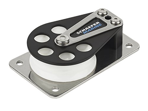 Promo 40% OFF Schaefer 5 Series Block with Aluminum Cheek, Stainless Steel Base and Delrin Sheave