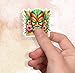 35 Handmade Tiki Bar Luau Stickers Glossy Vintage Flower Stickers for Journals, Scrapbooks, Laptops & Crafts