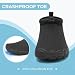 Mishansha Unisex Badeschuhe Atmungsaktiv Mesh Wasserschuhe Sommer Schnell Trocknend Aquaschuhe, Massiv Schwarz 46