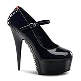  Pleaser Delight-687FH - Sexy Plateau High Heels Pumps 35-45, Größe:EU-36 / US-6 / UK-3