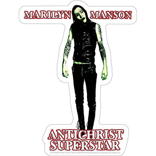 Amazon.com: Marilyn Manson Antichrist Superstar Sticker : Automotive