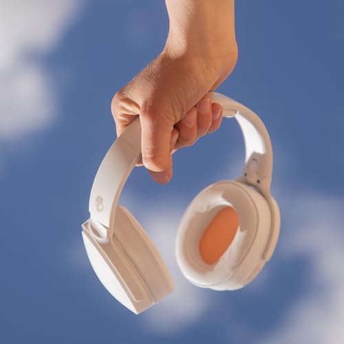 Image of Skullcandy Hesh Evo Wireless Over-Ear Bluetooth Headphones with Extra USB-C Charging Cable, Noise Isolating, 36 Hours Battery, Foldable Lightweight Design, Microphone for iPhone Android - Bone