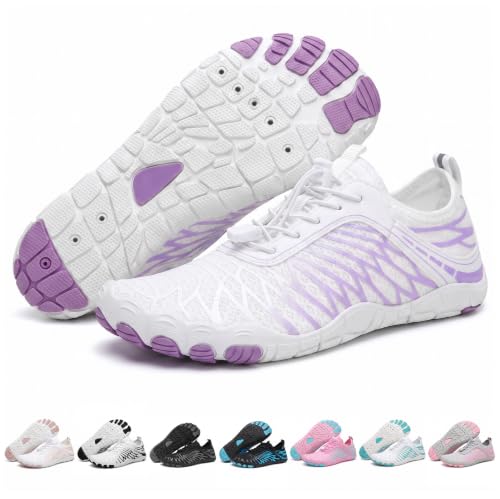 Image of ELETON Barefoot Shoes Women Men Hiking Water Shoes Wide Toe Box Zero Drop