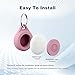 LOVYONES for Air tag Keychain Holder Case for Apple Air tag, 2 Pack of IPX8 Waterproof, Fully Shockproof, Anti Scratch for Air tag Holder Case for Key, Kid, Bag, Luggage, Pets Collar