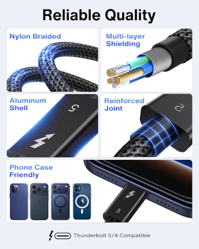 3.3' iVANKY up to 120Gbps / 240W PD Intel Certified Thunderbolt 5 Cable - image 5