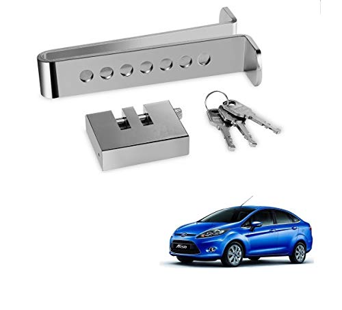 Image of Kozdiko Car Stainless Steel Pedal Lock Rod or for Brake Clutch Throttle Adjustable Anti Theft Security Lock System for Ford Fiesta