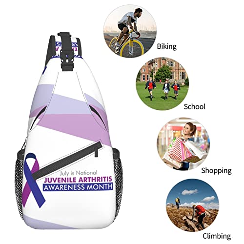 Mochila tipo bandolera para senderismo y viaje unisex miniatura 6