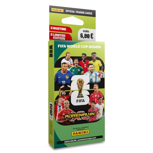  FIFA WORLD CUP 2026™ Adrenalyn XL™ - Ecoblister da 3 Bustine Panini