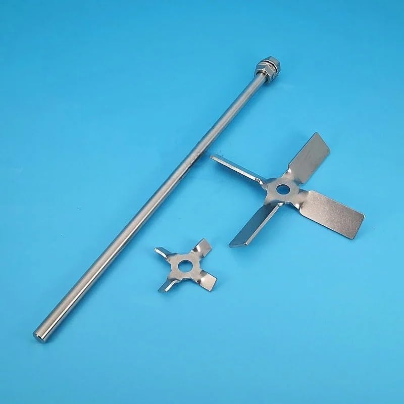 Czterolistne ostrze mieszające ze stali nierdzewnej 304 i pręt dyspersyjny do mieszania laboratoryjnego - 40 mm do 120 mm, 1 szt.(80mm Type-1)
