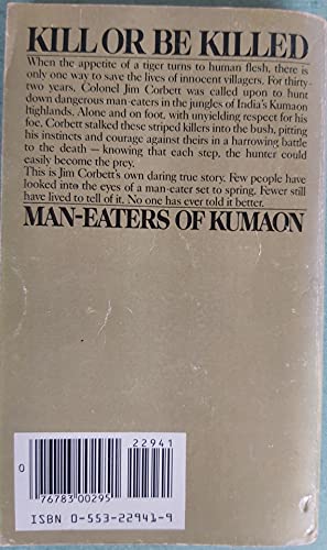 Man-Eaters of Kumaon 0553229419 Book Cover