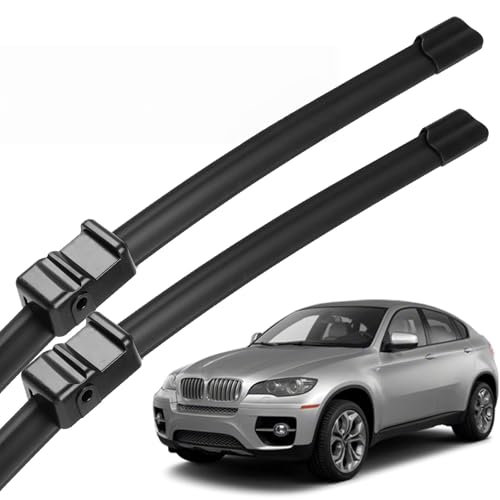 Balais d'essuie-glace silencieux pour BMW X6 2008-2012 l Nettoyage sans traces