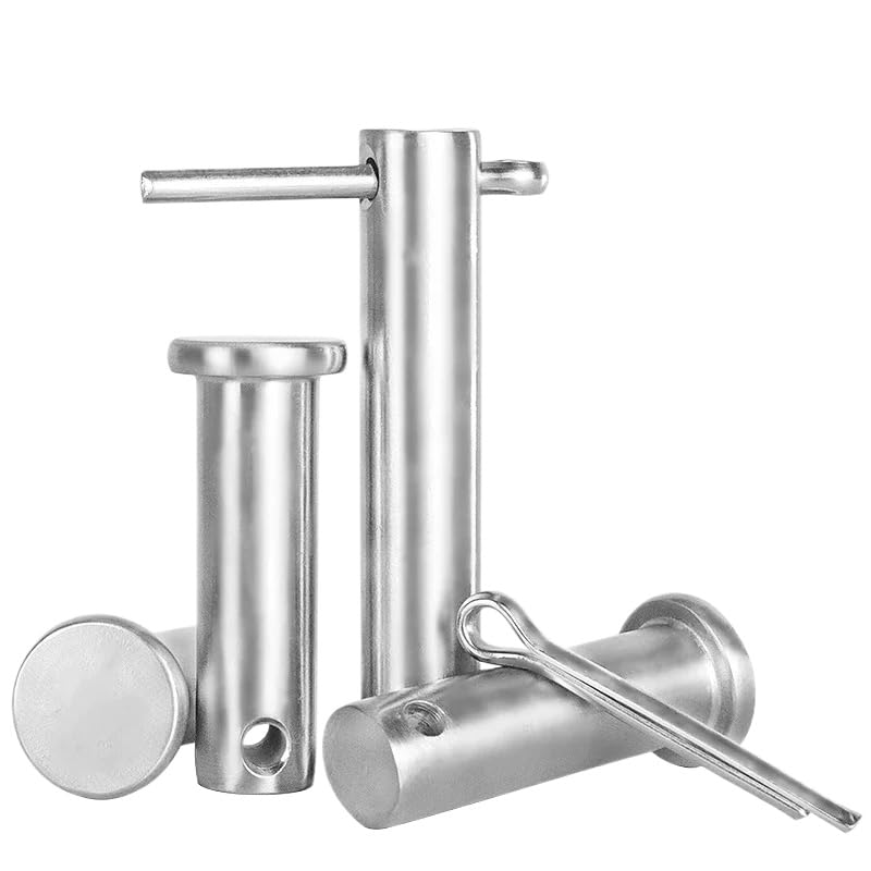 SS304 ステンレススチール クレビスピン ヘッド付き M2/M2.5/M3/M4/M5/M6/M8/M10/M12 (M8 x