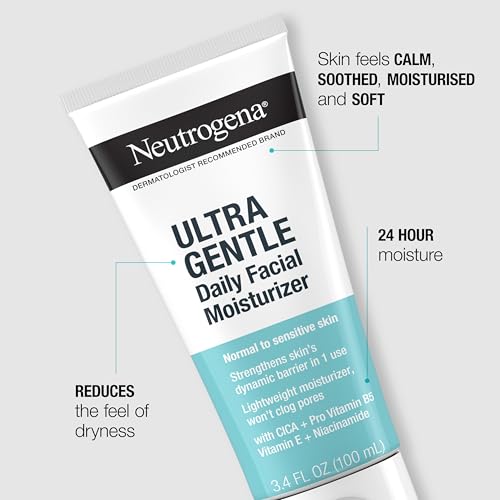 Neutrogena Fragrance Free Daily Facial Moisturizer, Face Moisturizer For Sensitive & Dry Skin With Vitamin B3 thumb #4