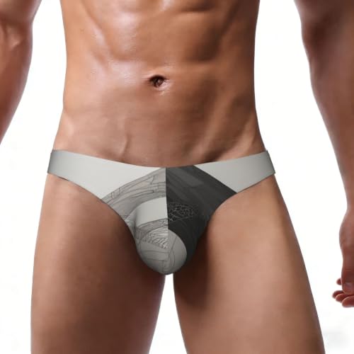 Men's Ultra-Soft Bikini Briefs with Contour Pouch XX-Large , Sexy Fit