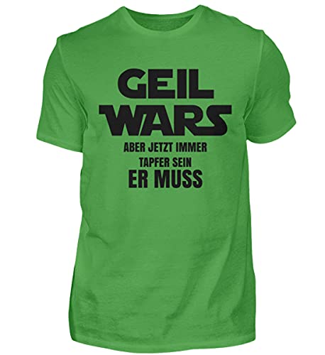 T-Shirt Geil Wars pour homme : vêtement haut de gamme vert M spécial enterrement de vie
