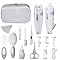 Baby Kits For Newborns Lictin Baby Healthcare And Grooming Kit, 26 In 1 Rechargeable Baby Nail Trimmer Electric Set,Safe Baby Nail File With Auto Light, Newborn Baby Bath Essentials