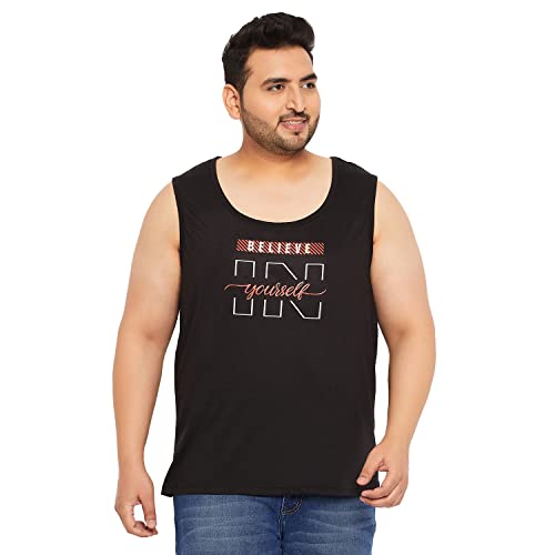 Image of Bigbanana Plus Size Men's Regular Fit Printed Vest