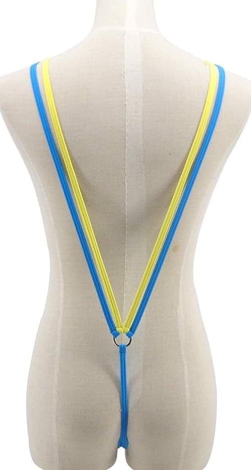 Image of M.A.1 Women's Swimsuit Suspender Straps, Black, Adjustable Double Strap Design