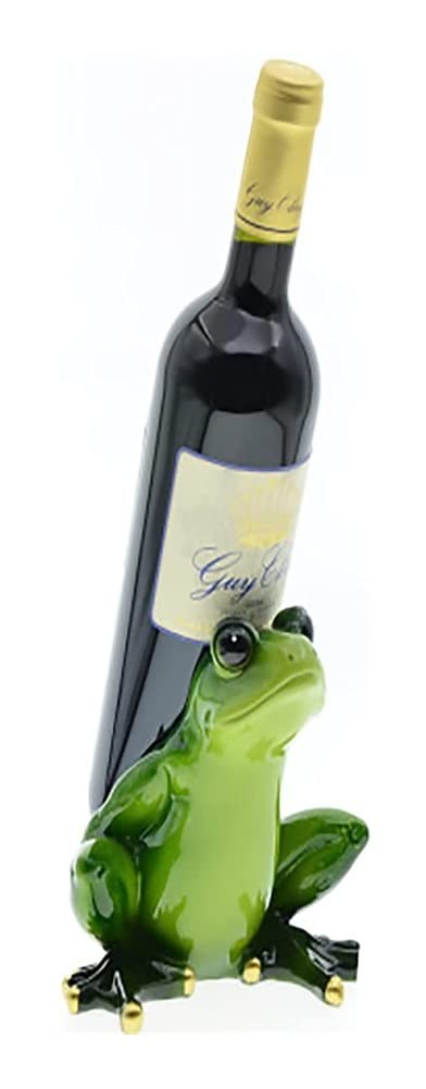 クリエイティブなカエルをテーマにしたワインボトルホルダー 万能な