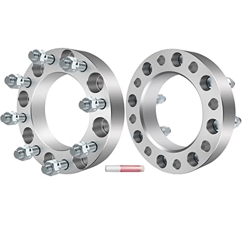 SCITOO 2Pcs 8x170 Wheel Spacers 1.5 inch Thread Pitch 14x1.5 Hub Bore 125mm 8 Lug Wheel Spacers Fit for F-350 Super Duty for F-250 Super Duty for F-350 for F-250 Excursion