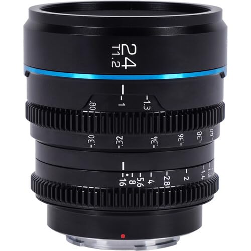 SiruiNight Walker 24mm T1.2 S35 Cine Lens (Leica L, Black)