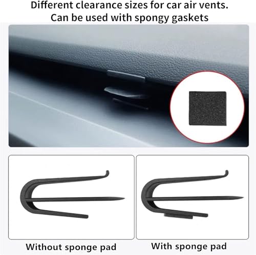 Image of Air Freshener Adapters Compatible with for Tesla Model 3 /Y Airvent Clips Fresheners Holder, Easy Install, Customized Design, and Multipurpose Holders, Pack of 6