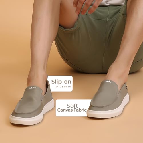 Image of YOHO Kite Men's Stylish Versatile Breathable Slip-On Sneakers (SoS)