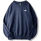 [ザノースフェイス] トレーナー スウェット メンズ 裏起毛 ワンポイント 刺繍 Evolution Crew, ネイビー Summit Navy サイズXL [並行輸入品]