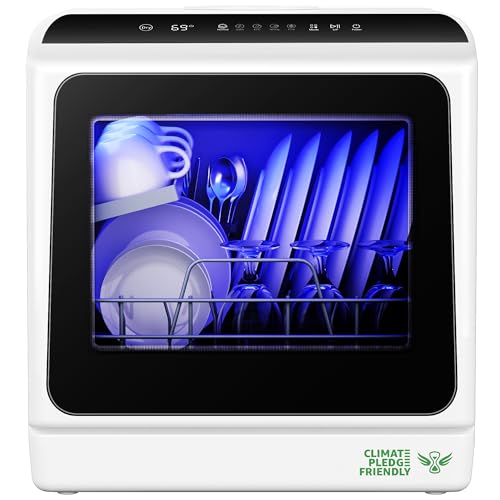 EUHOMY Countertop Dishwasher Portable with...