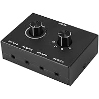 Method 2: Connect an audio to IN/OUT, select an audio output between (IN/OUT)A//D; (The output can be switched between speakers and headphones) 4 channel switch knobs, fully isolated circuit, make sure that each signal is not affected by the other th...