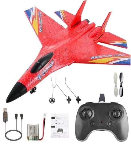 Image of Amitasha Remote Control Airplane for Kids, RC Glider Plane with Light Foam Aeroplane Fighter Jet for Kids Adults 6-16, 360 Flip, Stunt Roll, Drones Airplane Toy Gift for Kids Boy