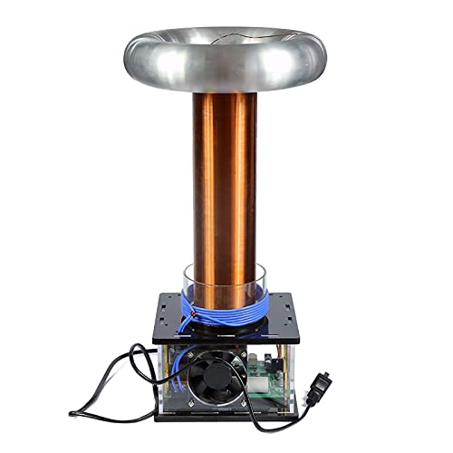 A high-power Bluetooth music Tesla coil that generates touchable artificial lightning and plays music through plasma — borderline unbelievable as a desk piece.