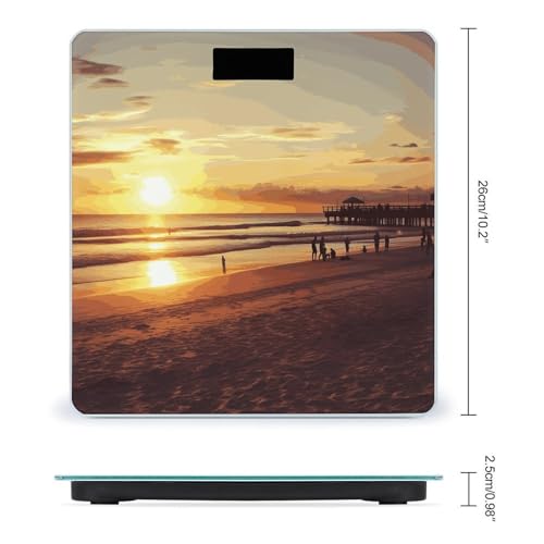 Báscula Digital Sunset Beach para Baño y Peso Corporal miniatura 2
