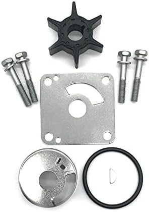 6L2-W0078-00 Water Pump Impeller Repair Kit for Yamaha Outboards 20 25 HP Mercury Mariner 879137 Boat Motor Engine Parts Replacement# Sierra 18-3431