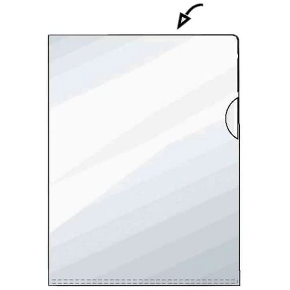 Hetzel 214170 - Lote de 50 fundas de plástico (DIN A4, abertura lateral), transparente