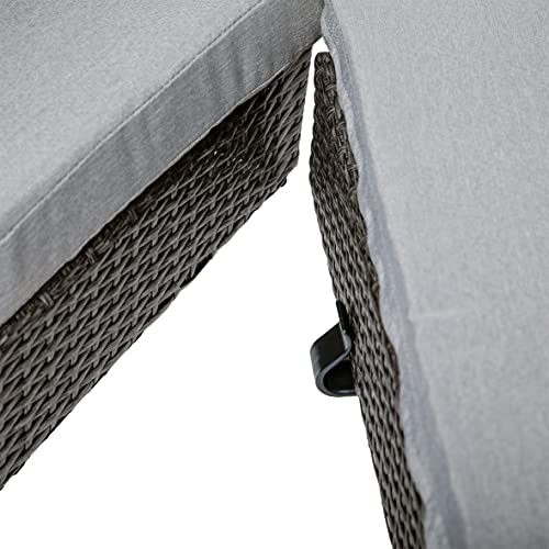 greemotion Pet Hundelounge mit Dach und Kissen, ca. 78 x 61/100 x 83 cm, grau