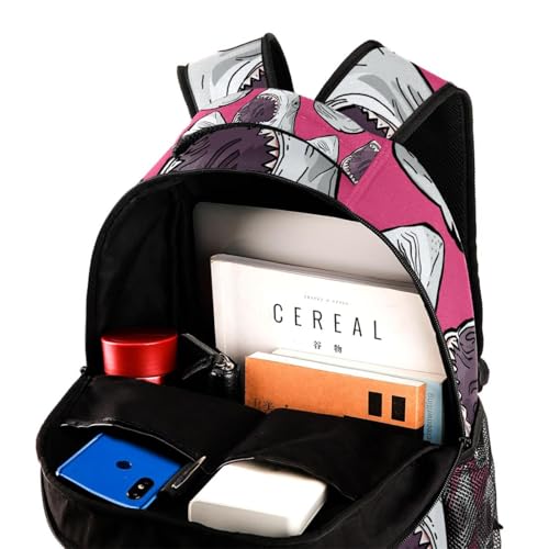 Sac à dos d'école pour adolescentes stylé pour les cours et sorties - 4