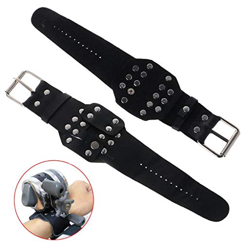 IronBuddy 2 Pack Wrist Guard Protector PU Wristband for Archery Hunting Fishing Shooting