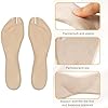 2 Pairs Gel Arch Support Cushion Insoles for Flip Flop Thong Sandals,Arch Support Flip Flop Thong Inserts Self Adhesive Gel Arch Support Cushion Insoles Pain Relie (Beige, S/M) #1