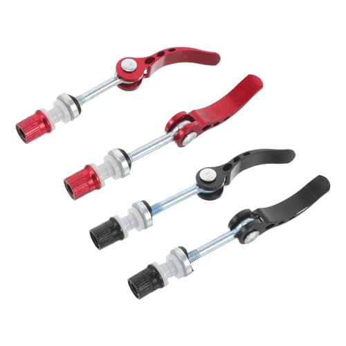 POPETPOP Bike Seatpost Quick Release Clamp 4 Pack Aluminum Alloy for Saddle Tube Bike Seatpost Lock