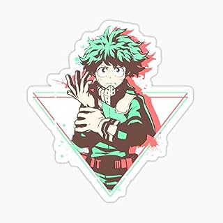 Deku, Boku no Hero Academia Sticker - Sticker Graphic - Auto, Wall, Laptop, Cell, Truck Sticker for Windows, Cars, Trucks