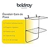Beldray Séchoir à Vêtements 2 en 1 – Suspendre sur Radiateur, Étendoir sur Porte, Étagères Réglables, Gain de Place, Repliable à Plat, Capacité de 8 kg, Espace de Séchage de 4,2 m