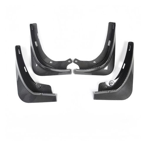 Garde-boue pour Tesla Modèle 3 en finition fibre de carbone noir mat - Set de 4 pièces