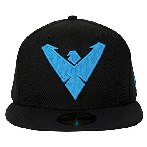 Gorra New Era Nightwing Symbol Black 59Fifty 7 1/4 miniatura 2