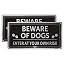 BEWARE OF DOGS-2pcs